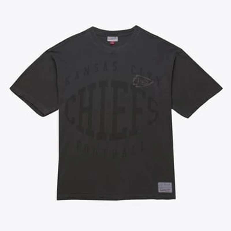 Men's Mitchell & Ness  Black Kansas City Chiefs Downtown Collection Premium T-Shirt