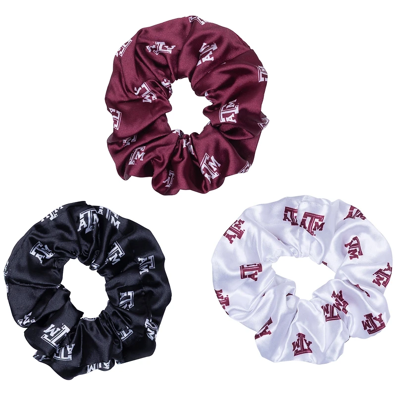 ZooZatz Texas A&M Aggies Luxe Scrunchie Three-Piece Set