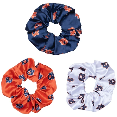 ZooZatz Auburn Tigers Luxe Scrunchie Three-Piece Set