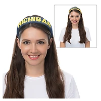 ZooZatz Michigan Wolverines Hard Headband 2-Pack Set