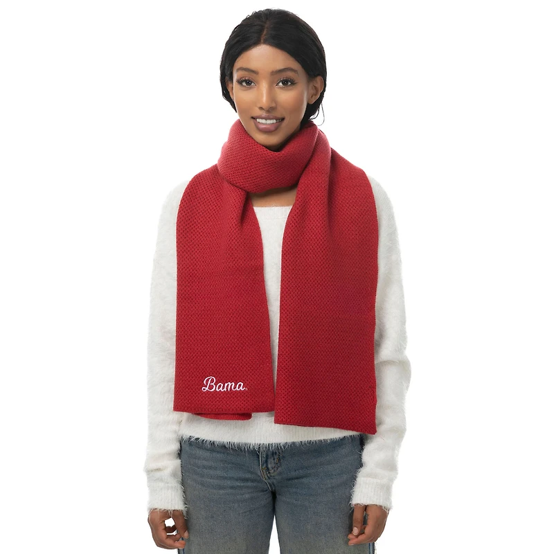ZooZatz Crimson Alabama Crimson Tide Fashion Knit Scarf