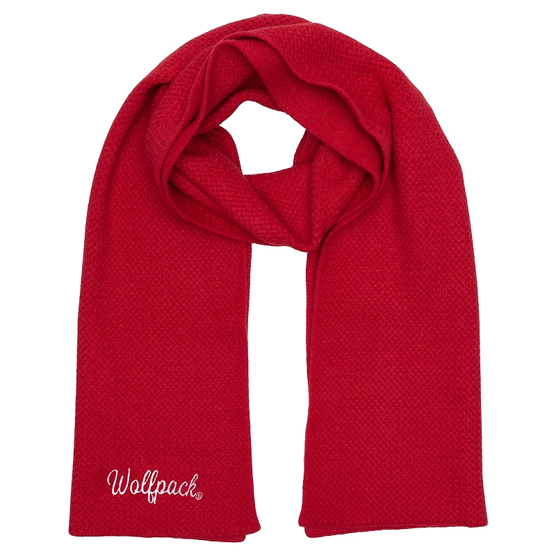 ZooZatz Red NC State Wolfpack Fashion Knit Scarf