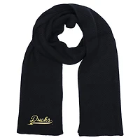 ZooZatz Black Oregon Ducks Fashion Knit Scarf