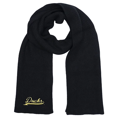 ZooZatz Black Oregon Ducks Fashion Knit Scarf
