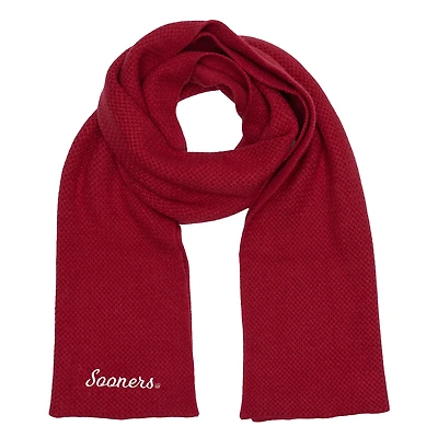 ZooZatz Crimson Oklahoma Sooners Fashion Knit Scarf
