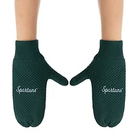 ZooZatz Michigan State Spartans Knit Bow Headband & Mittens Bundle