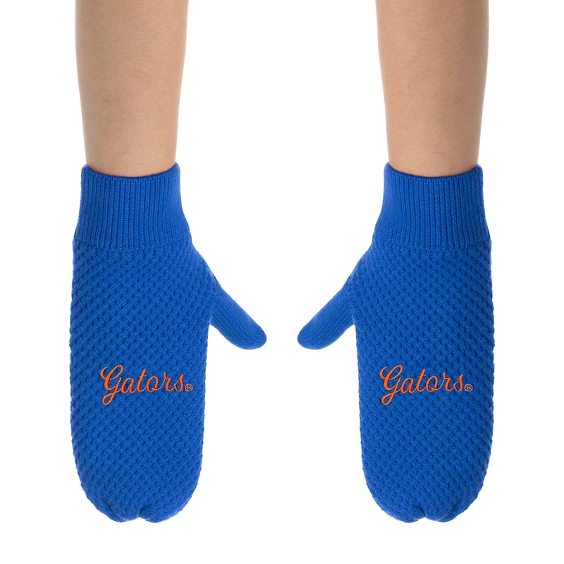 ZooZatz Florida Gators Knit Bow Headband & Mittens Bundle