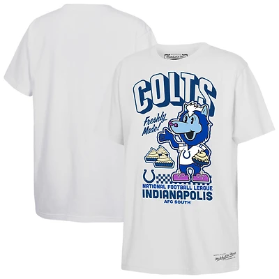 Youth Mitchell & Ness  White Indianapolis Colts Blue Pie Day T-Shirt
