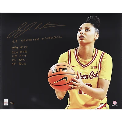 JuJu Watkins USC Trojans Autographed 16" x 20" Free Throw Photograph with Multiple Inscriptions
