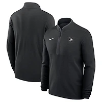 Men's Nike Black Army Black Knights Army 250 Collection Dri-FIT Victory Quarter-Zip Top