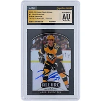 Jake Guentzel Pittsburgh Penguins Autographed 2020-21 Upper Deck Allure Rainbow #3 CGC Fanatics Witnessed Authenticated Auto 10 Card
