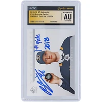Rasmus Dahlin Buffalo Sabres Autographed 2018-19 Upper Deck SP Authentic #109 CGC Fanatics Witnessed Authenticated Auto 10 Rookie Card with "#1 Pick 2018" Inscription