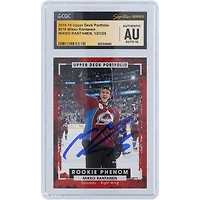Mikko Rantanen Colorado Avalanche Autographed 2015-16 Upper Deck Portfolio Rookie Phenom #216 CGC Fanatics Witnessed Authenticated Auto 10 Rookie Card