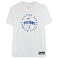 Ron Holland II Detroit Pistons Player-Worn White T-Shirt from the 2024-25 NBA Season - Size XL