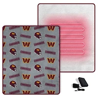 Pegasus  Washington Commanders Scattered Logos 60" x 70" Heated Blanket