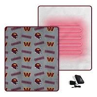 Pegasus  Washington Commanders Scattered Logos 60" x 70" Heated Blanket