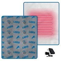 Pegasus  Detroit Lions Scattered Logos 60" x 70" Heated Blanket