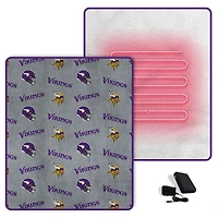 Pegasus  Minnesota Vikings Scattered Logos 60" x 70" Heated Blanket