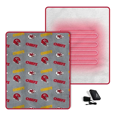 Pegasus  Kansas City Chiefs Scattered Logos 60" x 70" Heated Blanket
