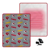 Pegasus  Kansas City Chiefs Scattered Logos 60" x 70" Heated Blanket
