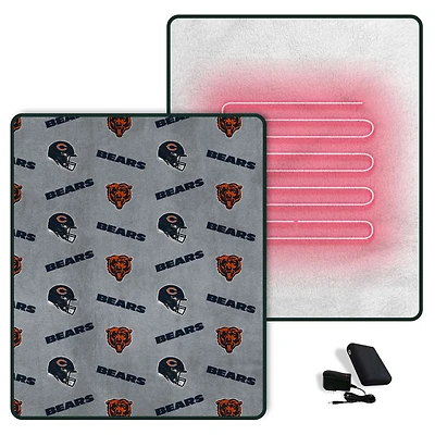 Pegasus Chicago Bears Scattered Logos 60" x 70" Heated Blanket