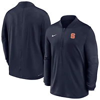 Men's Nike  Navy Syracuse Orange Dri-FIT Half-Zip Pullover