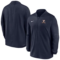 Men's Nike  Navy Virginia Cavaliers Dri-FIT Half-Zip Pullover