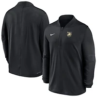 Men's Nike  Black Army Knights Dri-FIT Half-Zip Pullover