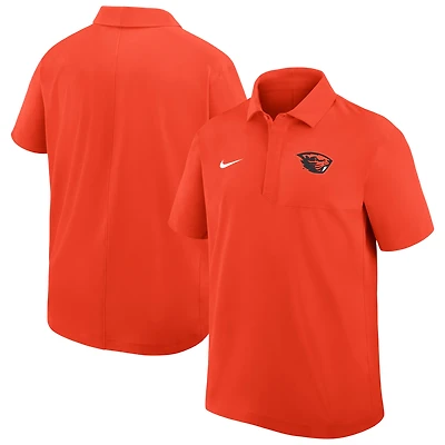 Men's Nike Orange Oregon State Beavers Woven Dri-FIT Polo