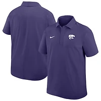 Men's Nike Purple Kansas State Wildcats Woven Dri-FIT Polo