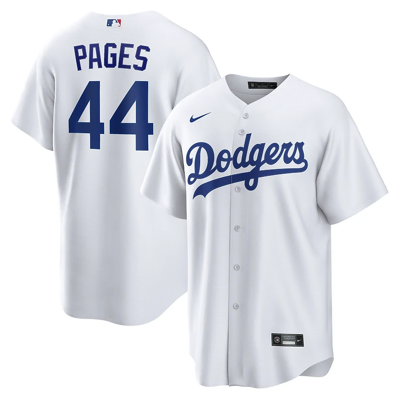 Men's Nike Andy Pages White Los Angeles Dodgers Home Replica Jersey