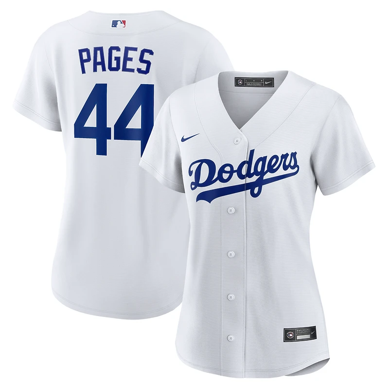 Women's Nike Andy Pages White Los Angeles Dodgers Home Replica Jersey