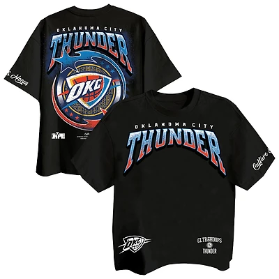 Men's Two Hype Black Oklahoma City Thunder Drip & Dime Collection Premium T-Shirt