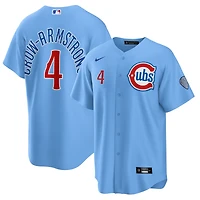 Men's Nike Pete Crow-Armstrong Light Blue Chicago Cubs Alternate Replica Player Jersey