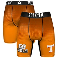Men's Rock Em Socks Tennessee Orange Tennessee Volunteers Slogan Boxer Briefs