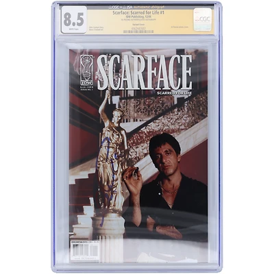 Al Pacino Autographed Scarface: Scarred For Life #1 Variant Cover CGC Authenticated Comic Book