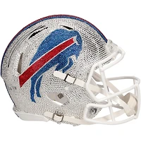 Josh Allen Buffalo Bills Autographed Swarovski Crystal Riddell Speed Authentic Helmet - Art by Rock On Sports
