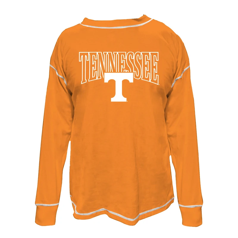 Women's Fanatics Tennessee Orange Volunteers Plus Contrast Stitch Sweatshirt