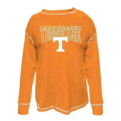 Women's Fanatics Tennessee Orange Volunteers Plus Contrast Stitch Sweatshirt