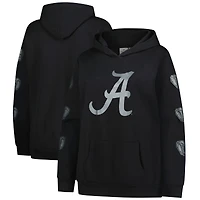 Women's Fanatics Black Alabama Crimson Tide Plus Sleeve Hit Pullover Hoodie