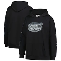 Women's Fanatics Black Florida Gators Plus Sleeve Hit Pullover Hoodie