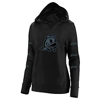 Women's Fanatics Black Oregon Ducks Plus Sleeve Hit Pullover Hoodie