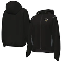 Women's Under Armour Black Towson Tigers UA Storm Raglan Woven Full-Zip Hoodie