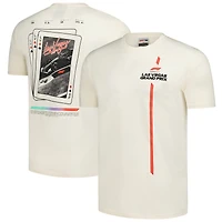 Men's Cream Formula 1 2025 Las Vegas Grand Prix Three of a Kind T-Shirt