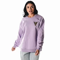 Women's The Wild Collective Violet Golden State Valkyries Wordmark Fleece Sweatshirt