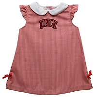 Toddler Girls Vive La Fete Scarlet UNLV Rebels Mini Check Pattern A-Line Dress