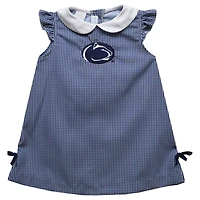 Toddler Girls Vive La Fete Navy Penn State Nittany Lions Mini Check Pattern A-Line Dress