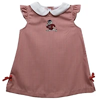 Toddler Girls Vive La Fete Garnet South Carolina State Bulldogs Mini Check Pattern A-Line Dress