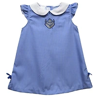 Toddler Girls Vive La Fete Blue Saint Louis Billikens Mini Check Pattern A-Line Dress