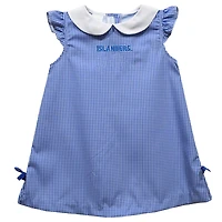 Toddler Girls Vive La Fete Royal Texas A&M Corpus Christi Islanders Mini Check Pattern A-Line Dress